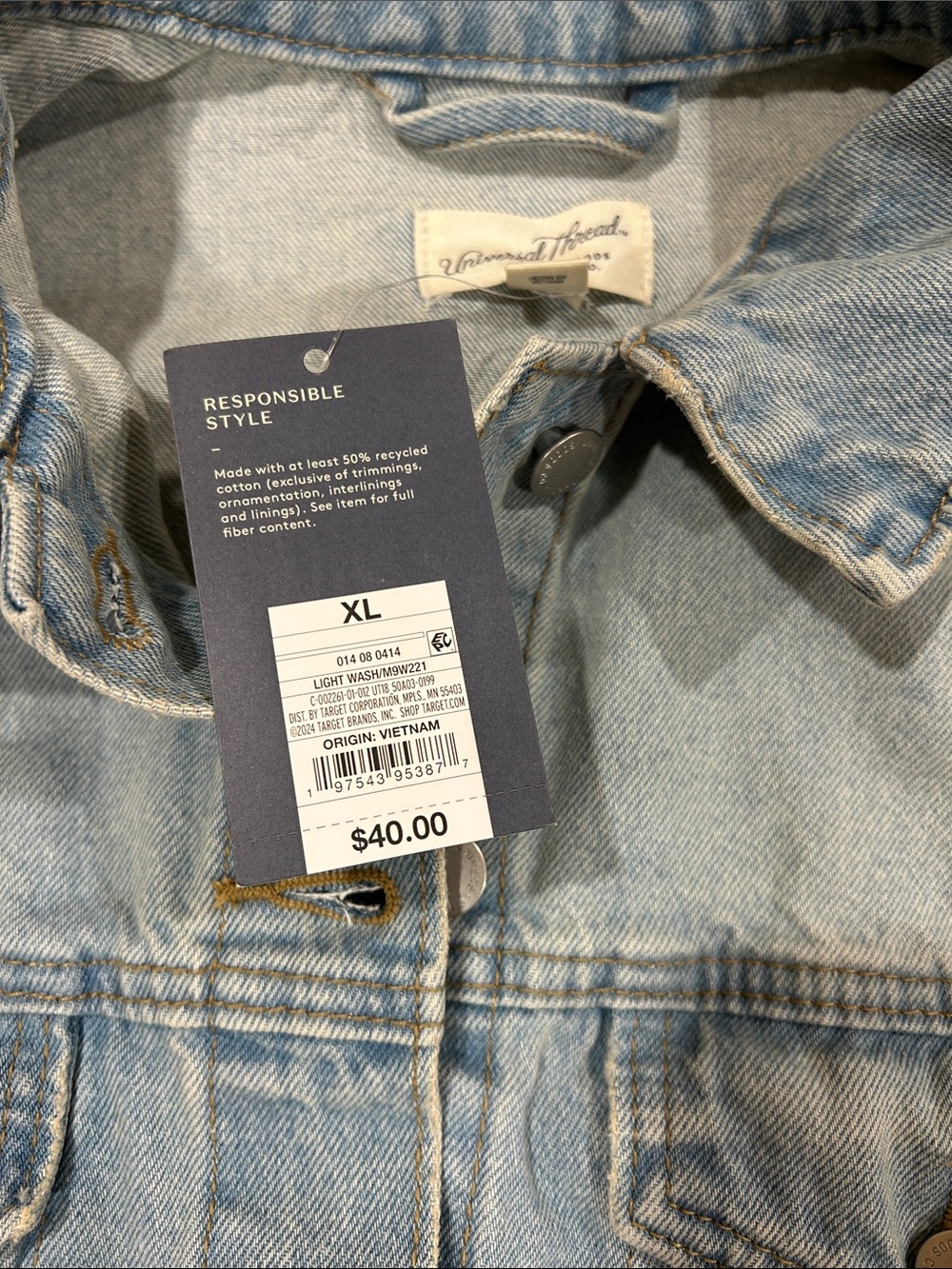 Universal Thread Light Blue Denim Jacket - Picture 2 of 8